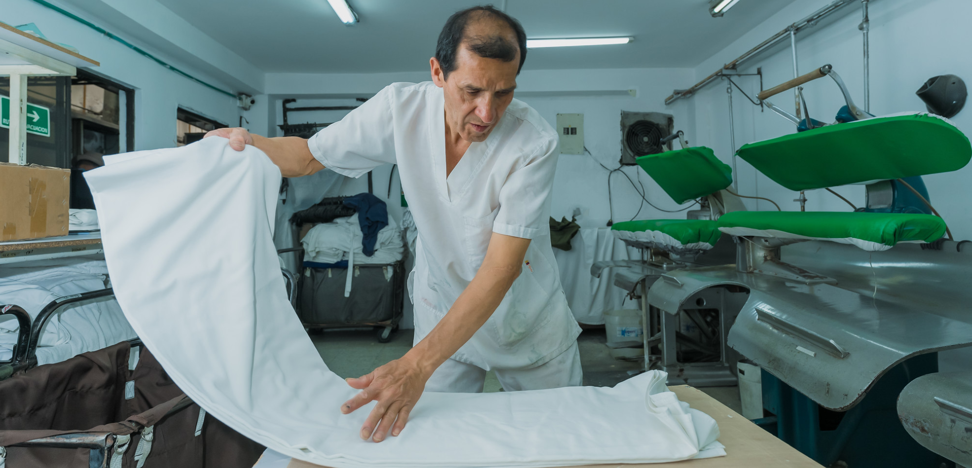 Lavandería para hospitales